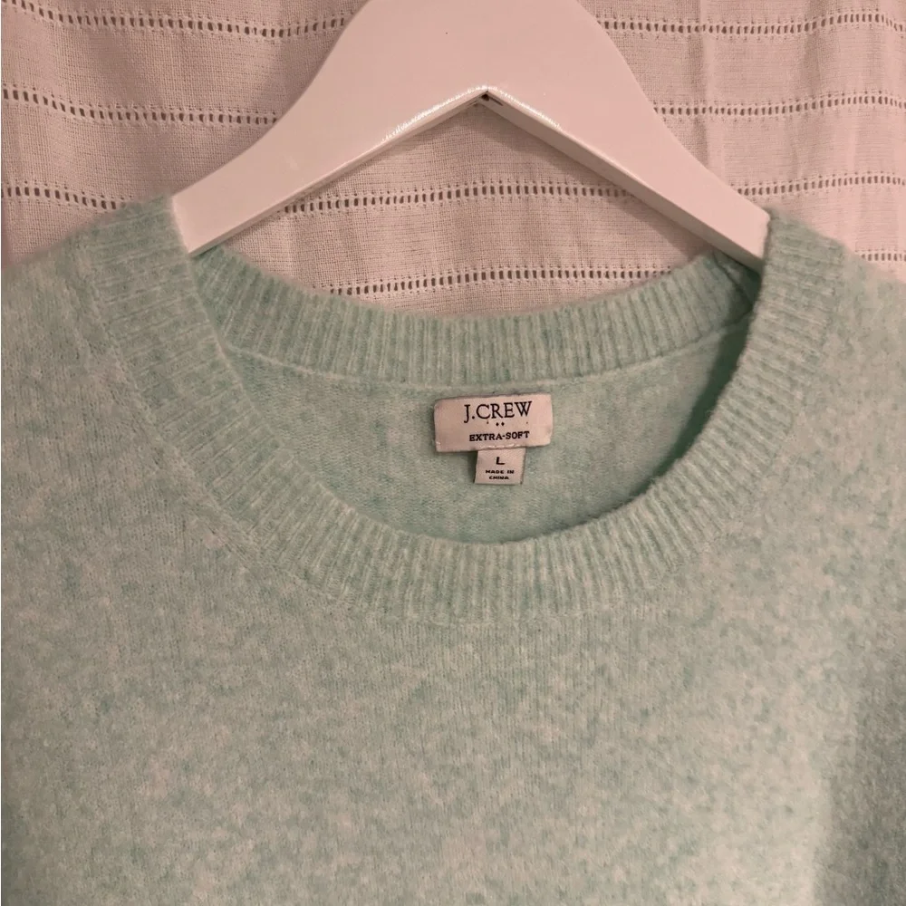 J. Crew Super Soft Wool Blend Crew Neck Sweater Size Large